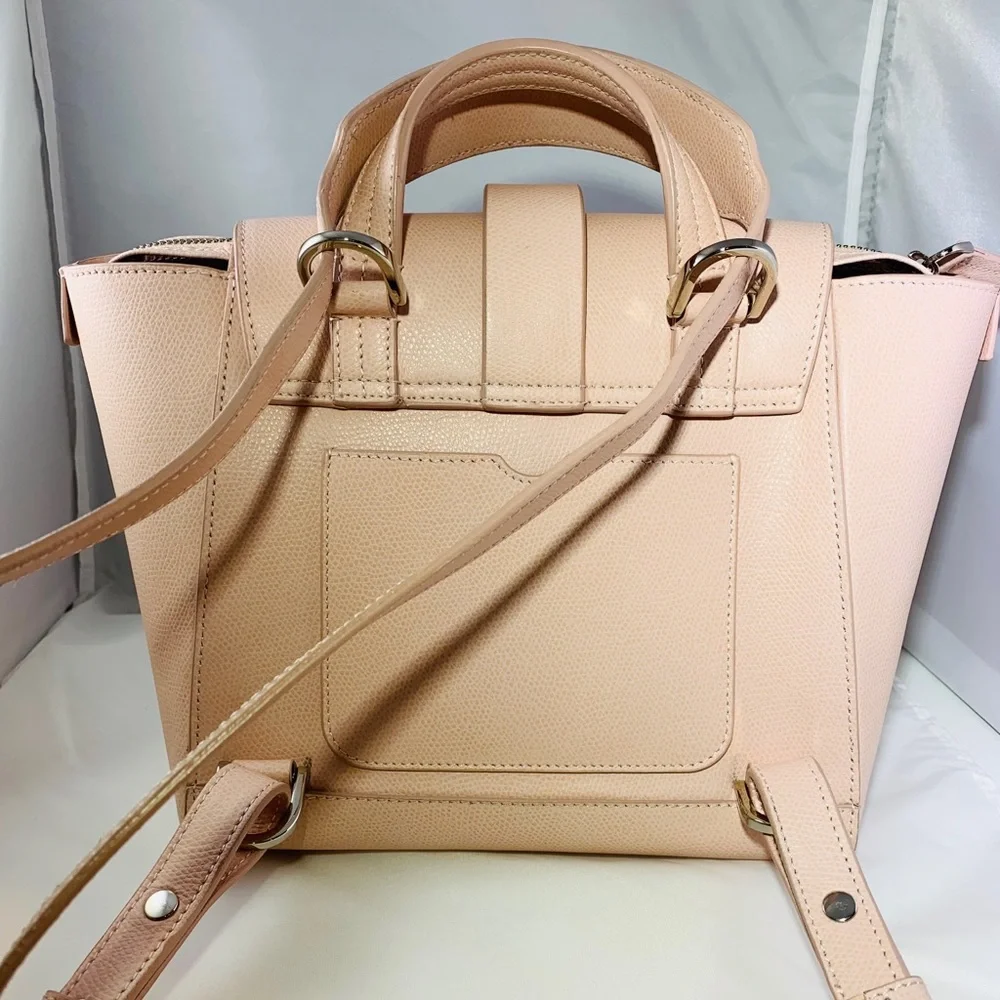 SENREVE MINI MAESTRA IN BLUSH PEBBLED LEATHER - Picture 2 of 10